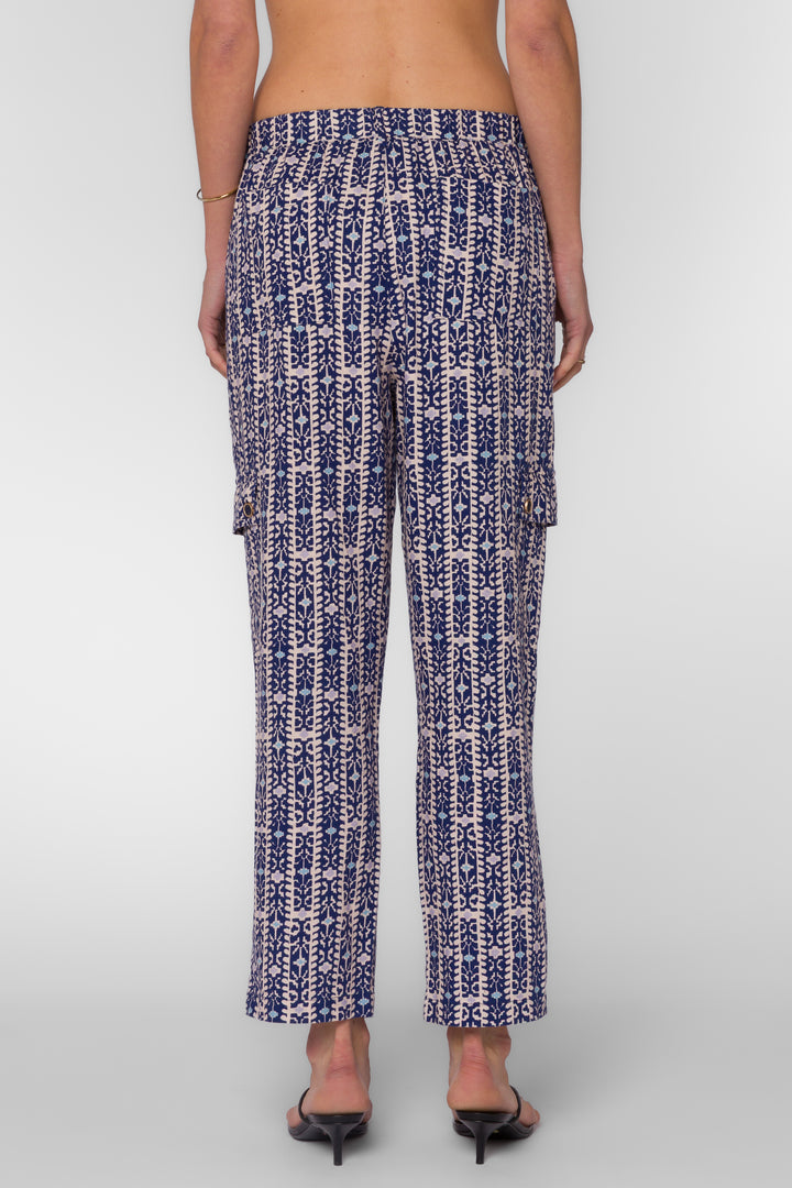 Celia Striped Geo Pants