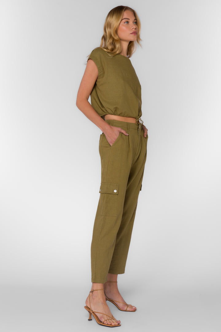 Celia Olive Pants
