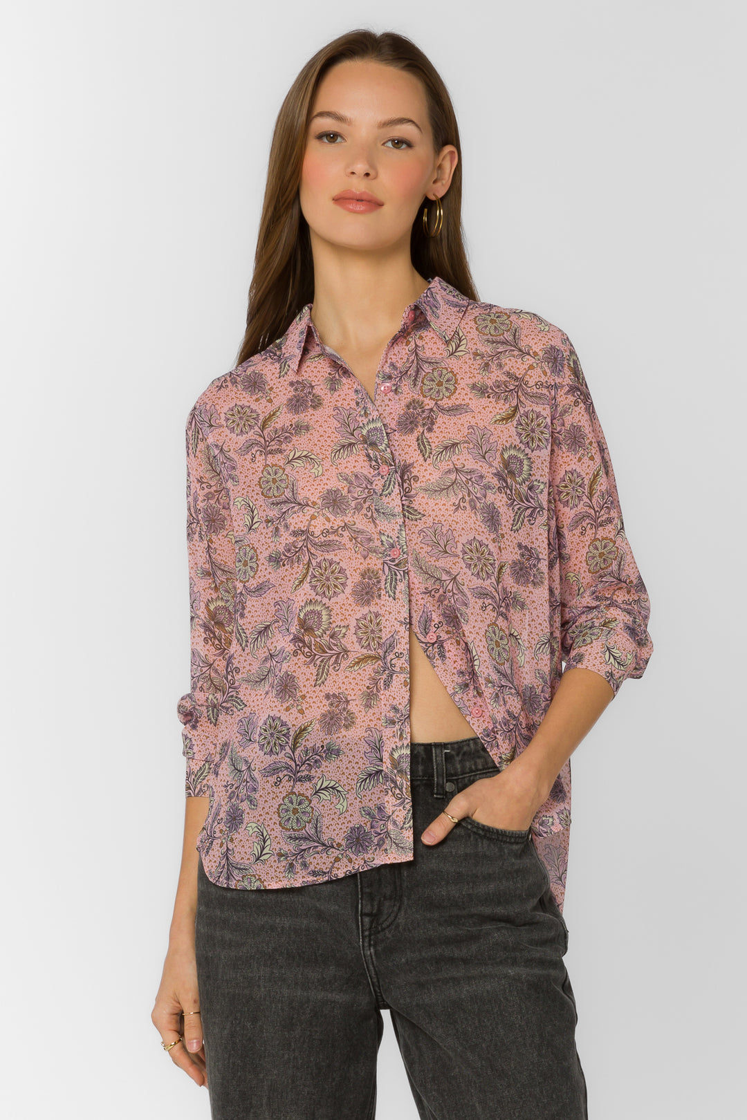 Chanelle Kawaii Bloom Blouse - Tops - Velvet Heart Clothing