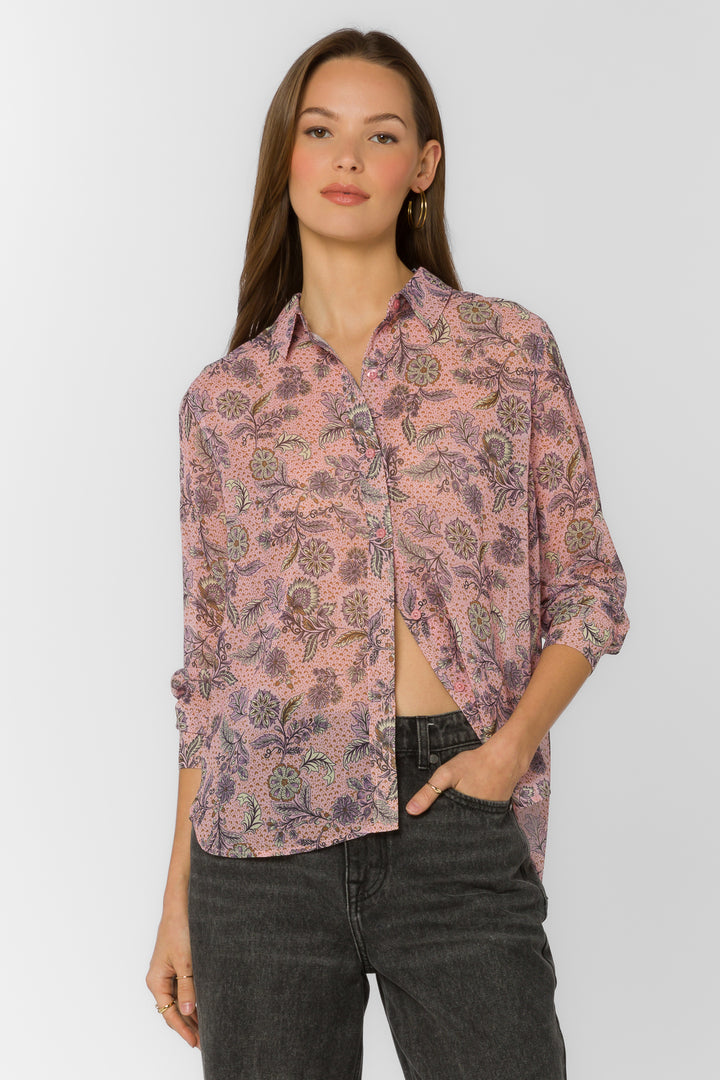 Chanelle Kawaii Bloom Blouse - Tops - Velvet Heart Clothing