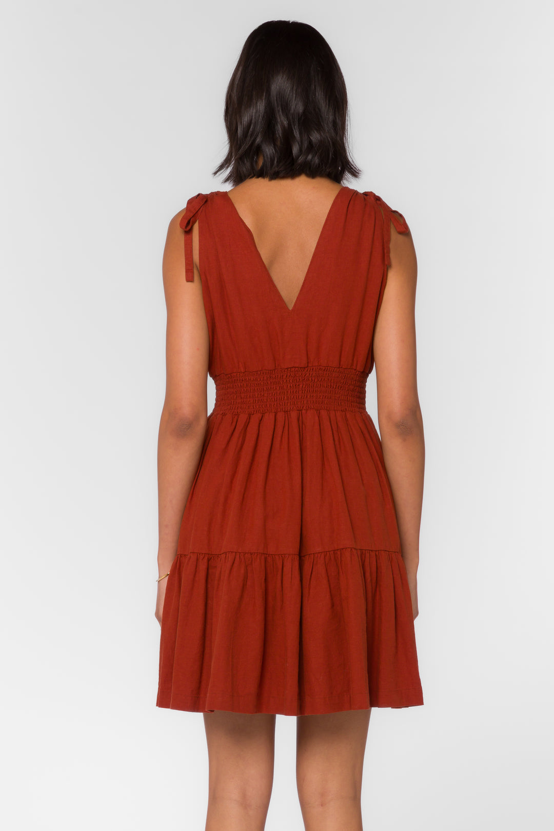 Charla Henna Brown Dress
