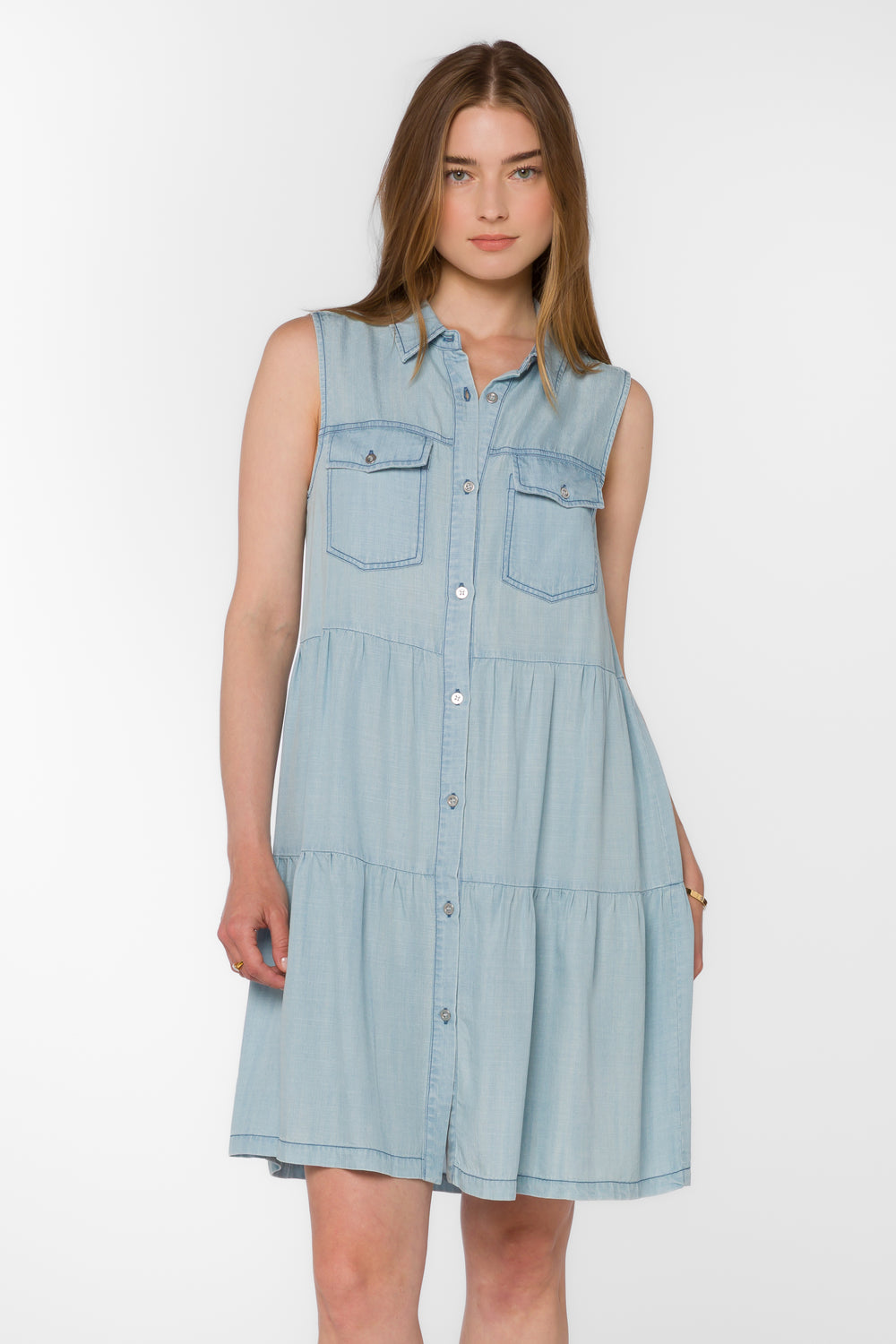 Collette Blue Sunkiss Dress - Dresses - Velvet Heart Clothing