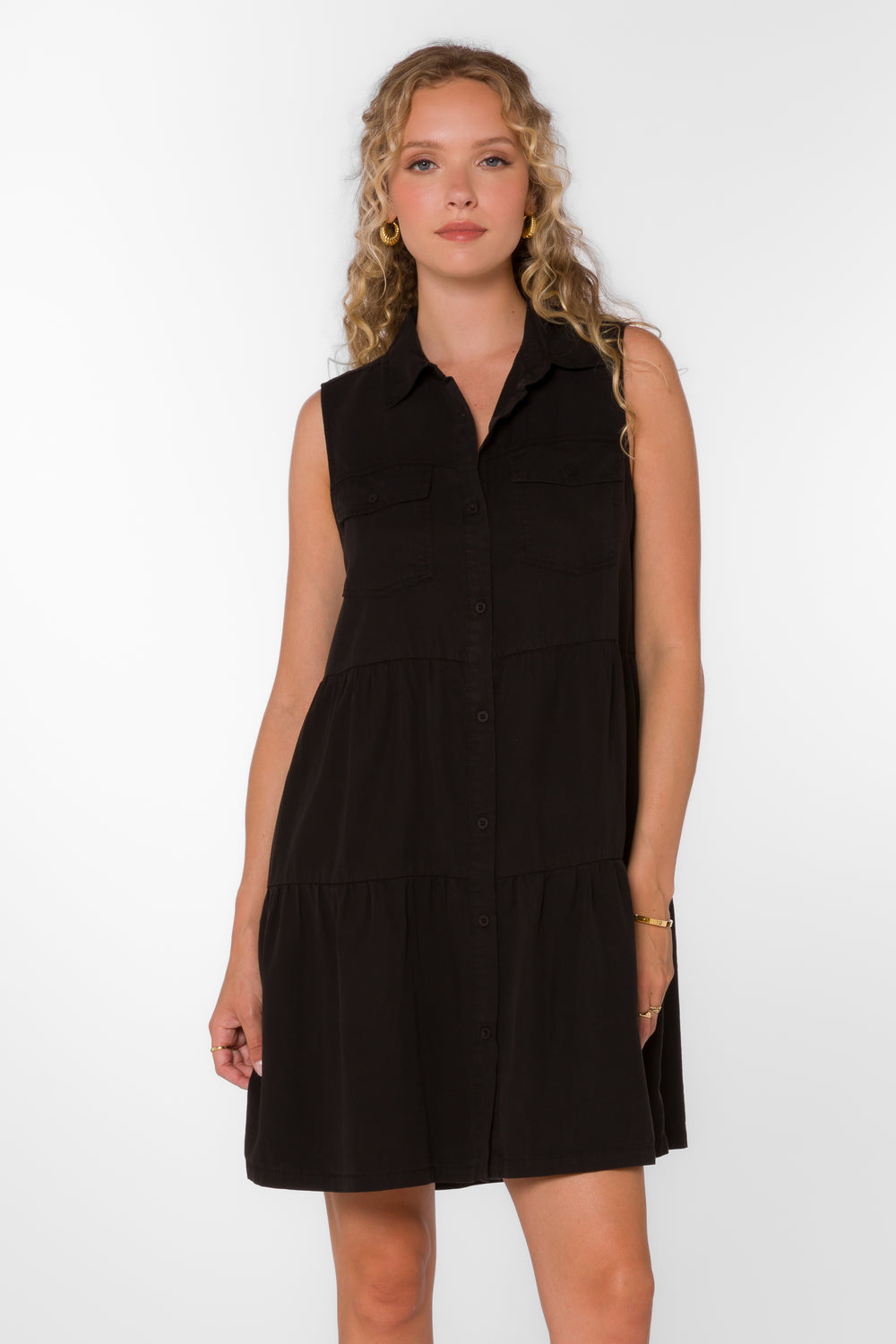 Collette Black Dress - Dresses - Velvet Heart Clothing