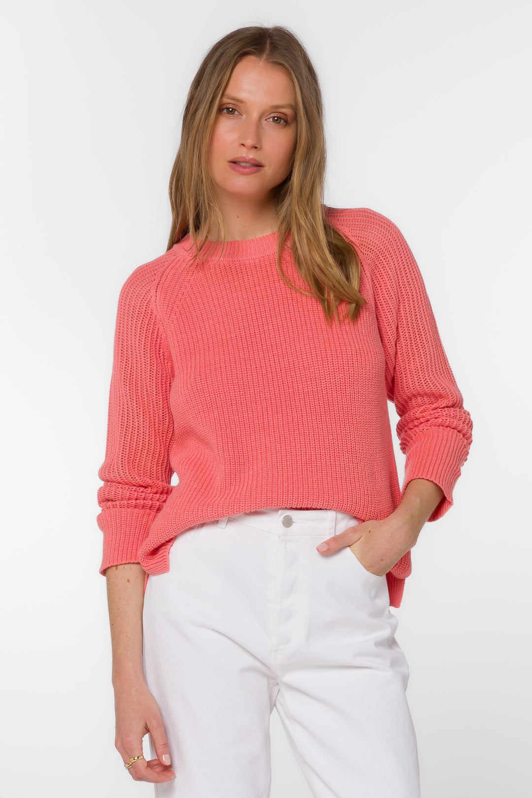 Craig Coral Sweater - Sweaters - Velvet Heart Clothing