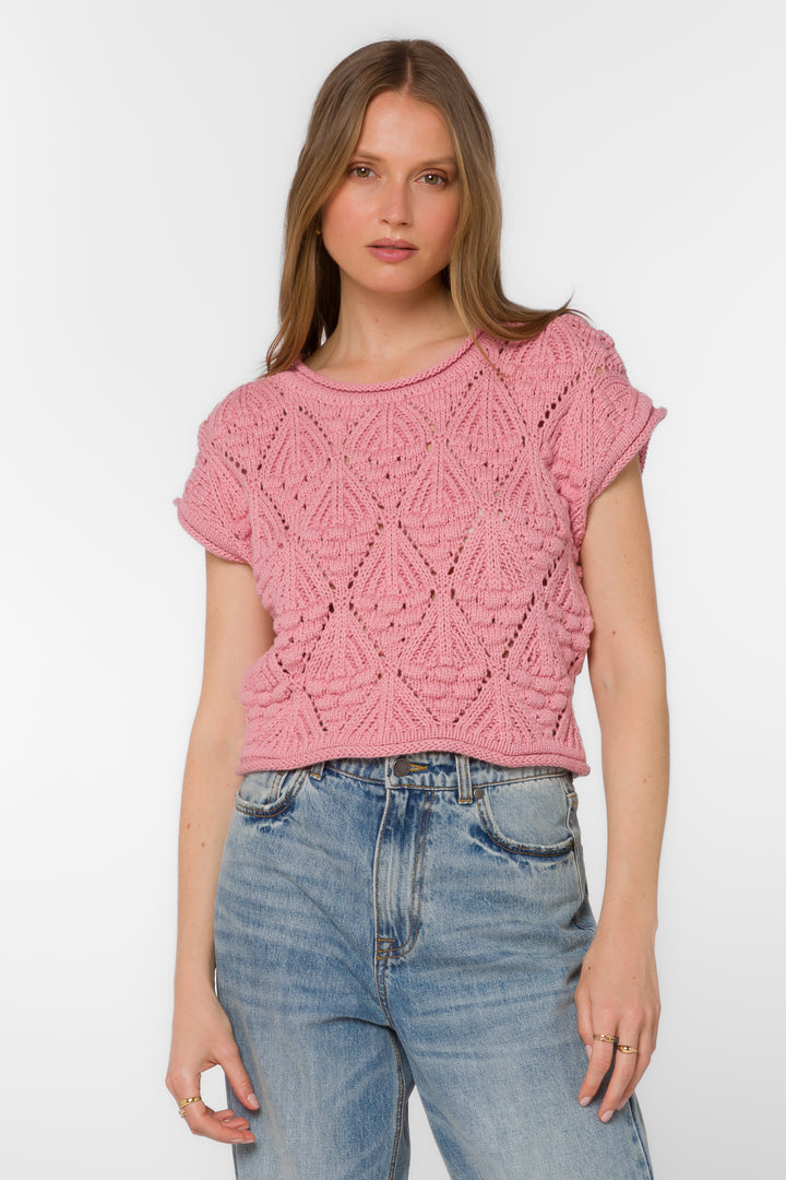 Darlita Cherry Blossom Sweater - Tops - Velvet Heart Clothing