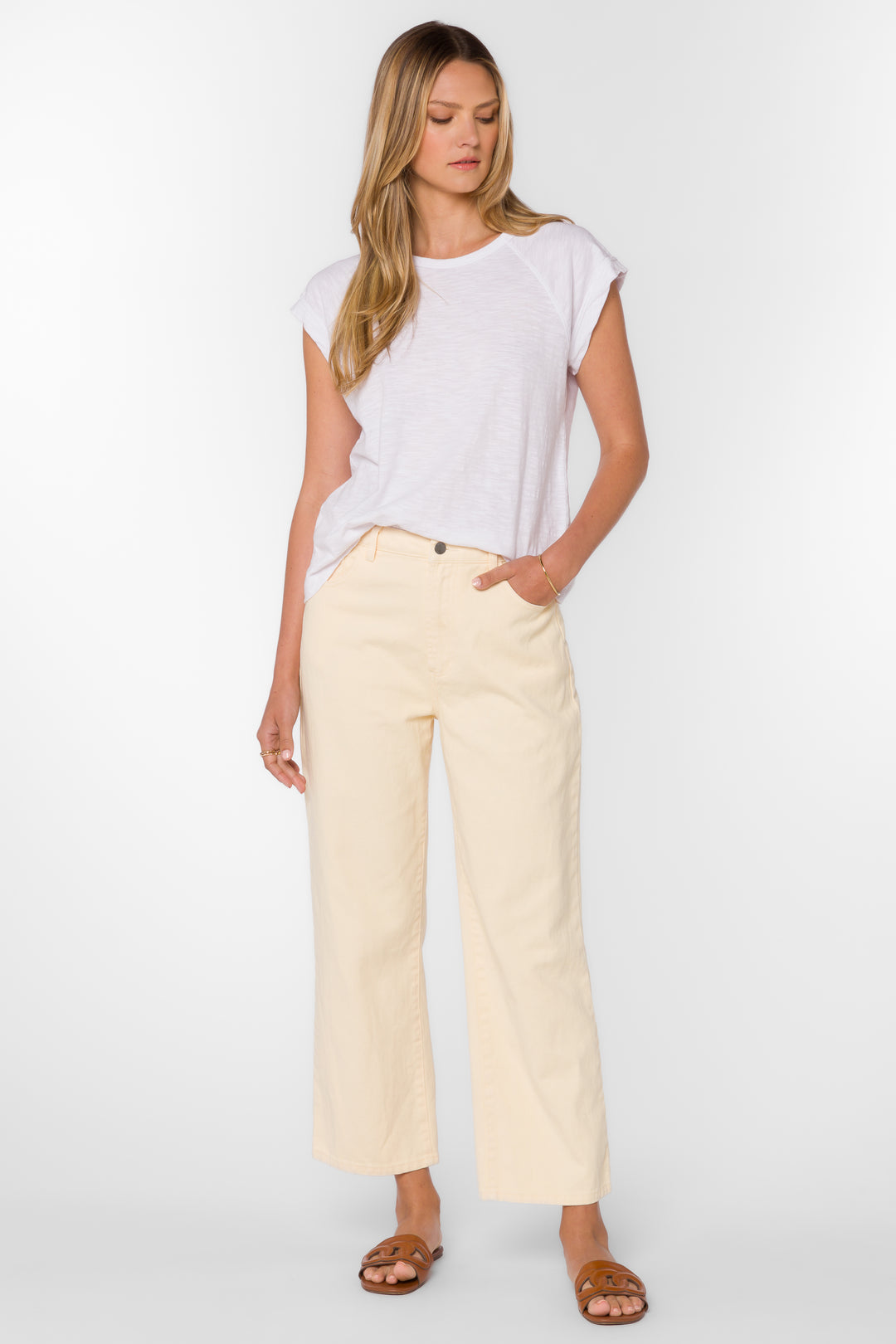 Dawson Chamomile Jeans - Bottoms - Velvet Heart Clothing