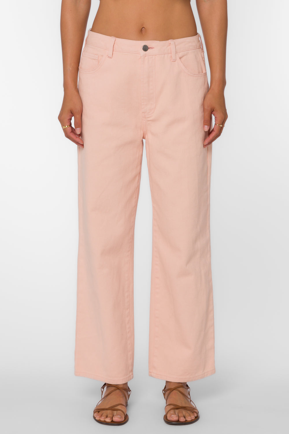 Dawson Pink Sand Jeans - Bottoms - Velvet Heart Clothing
