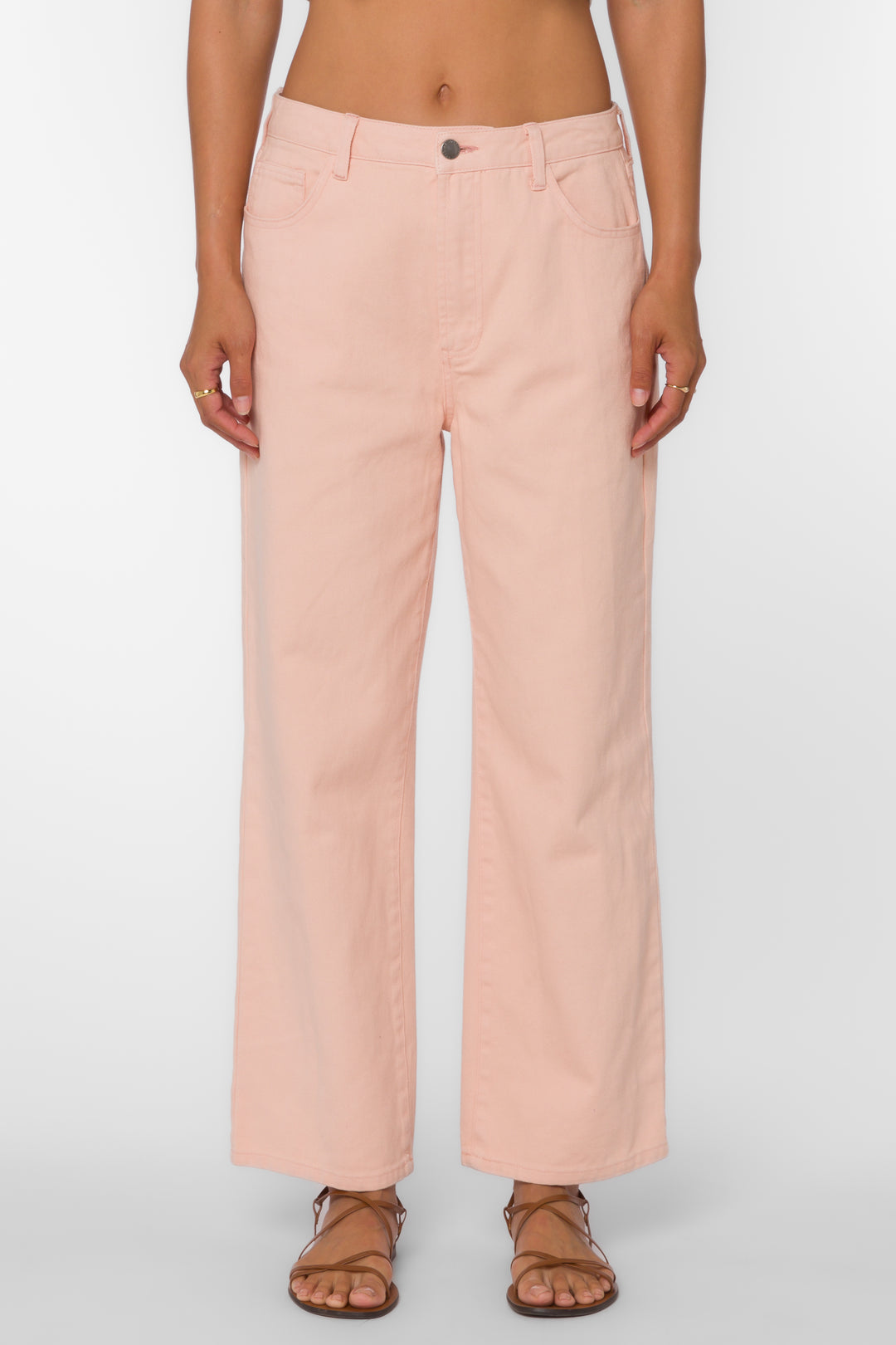 Dawson Pink Sand Jeans - Bottoms - Velvet Heart Clothing