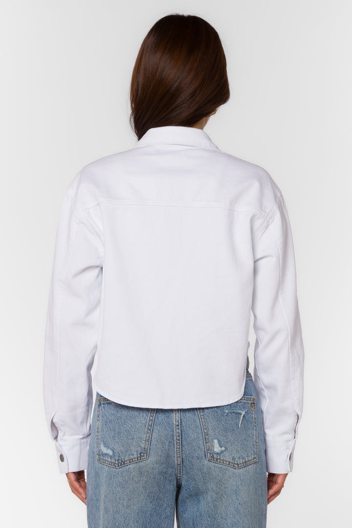 Dayle White Shacket - Jackets & Outerwear - Velvet Heart Clothing
