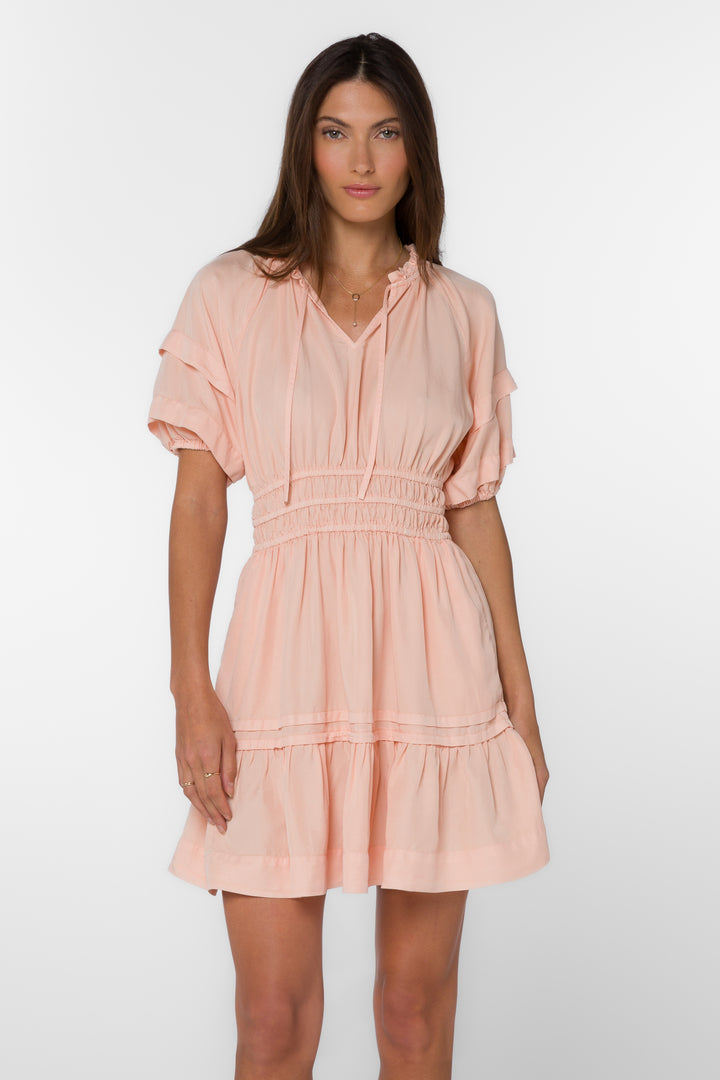 Donna Pink Sand Dress - Dresses - Velvet Heart Clothing