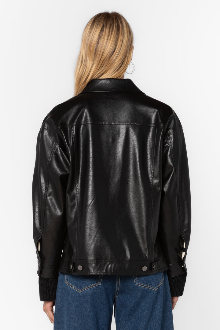 Echo Black Jacket - Jackets & Outerwear - Velvet Heart Clothing
