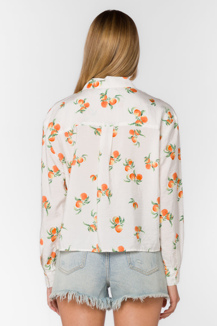 Ellery Peach Fields Shirt - Tops - Velvet Heart Clothing