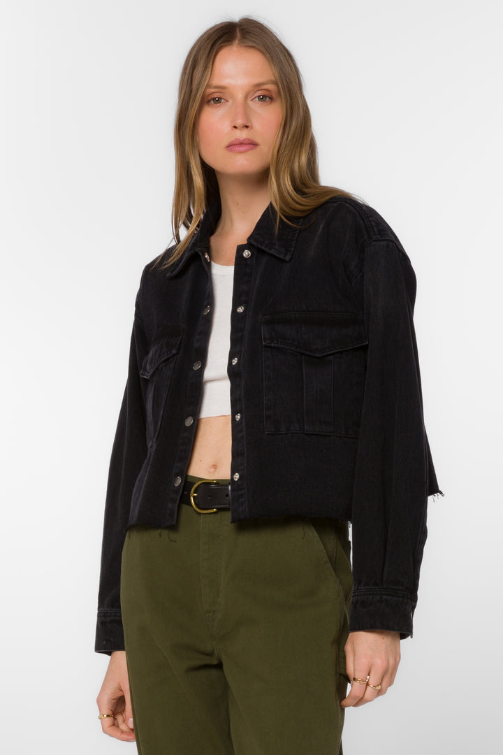 Elysium Black Jacket - Jackets & Outerwear - Velvet Heart Clothing