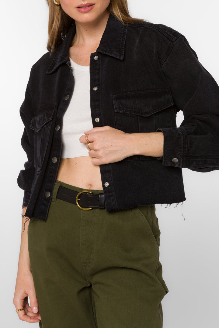 Elysium Black Jacket - Jackets & Outerwear - Velvet Heart Clothing