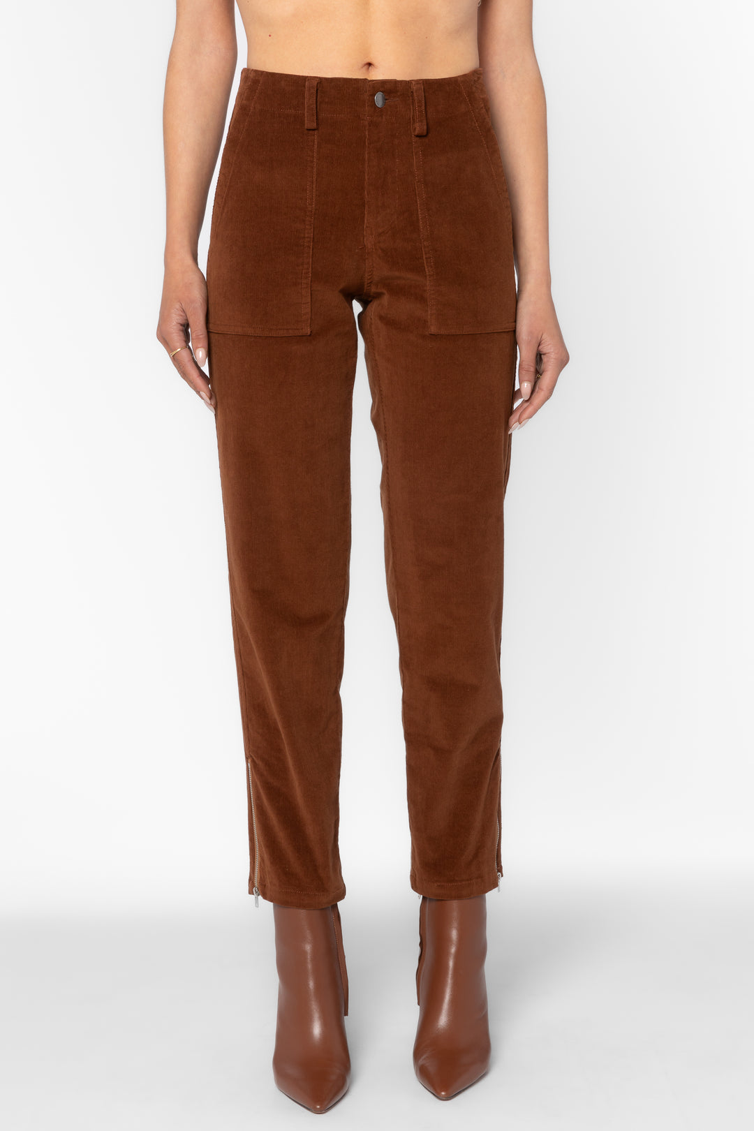Everly Rootbeer Pants - Bottoms - Velvet Heart Clothing