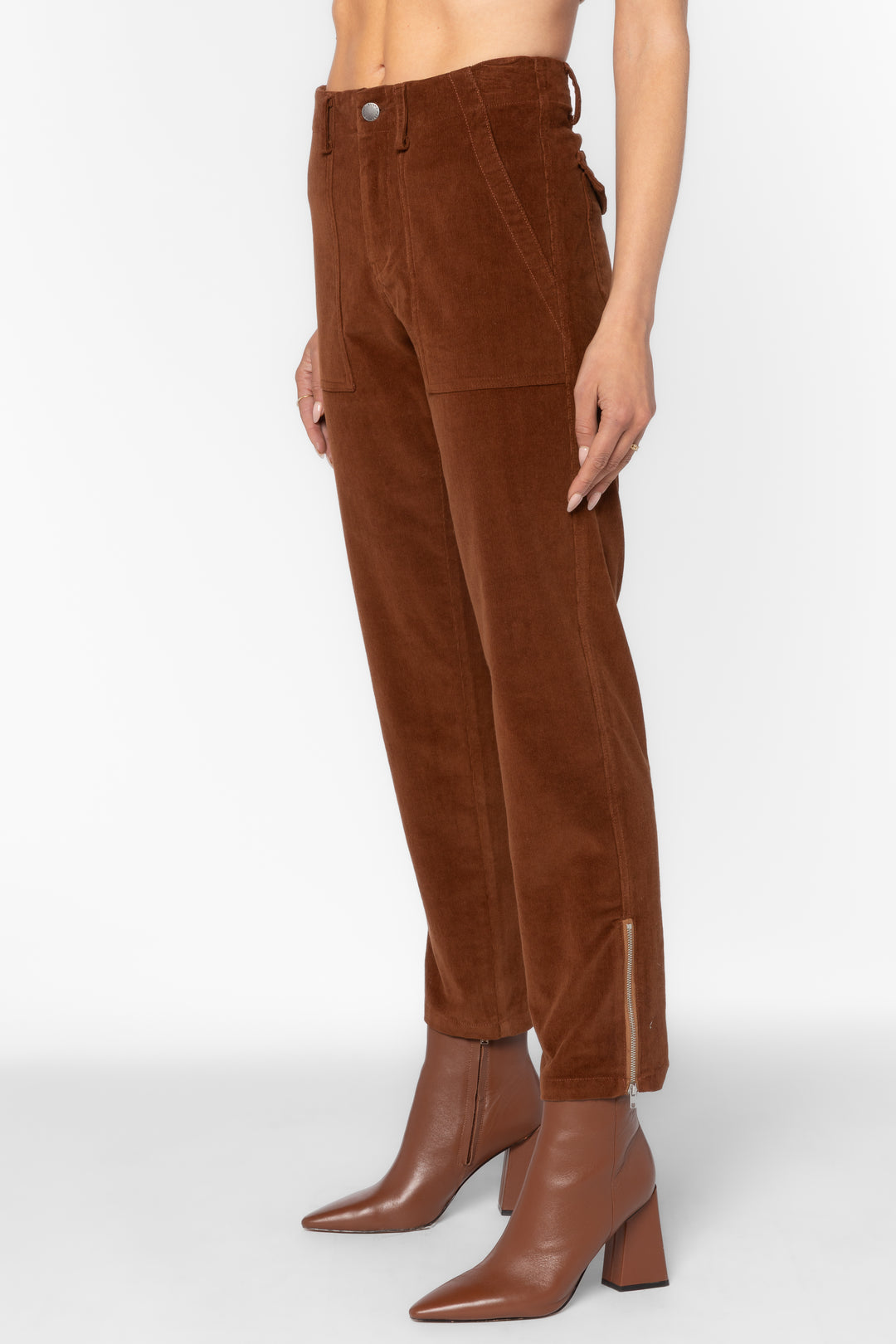 Everly Rootbeer Pants - Bottoms - Velvet Heart Clothing
