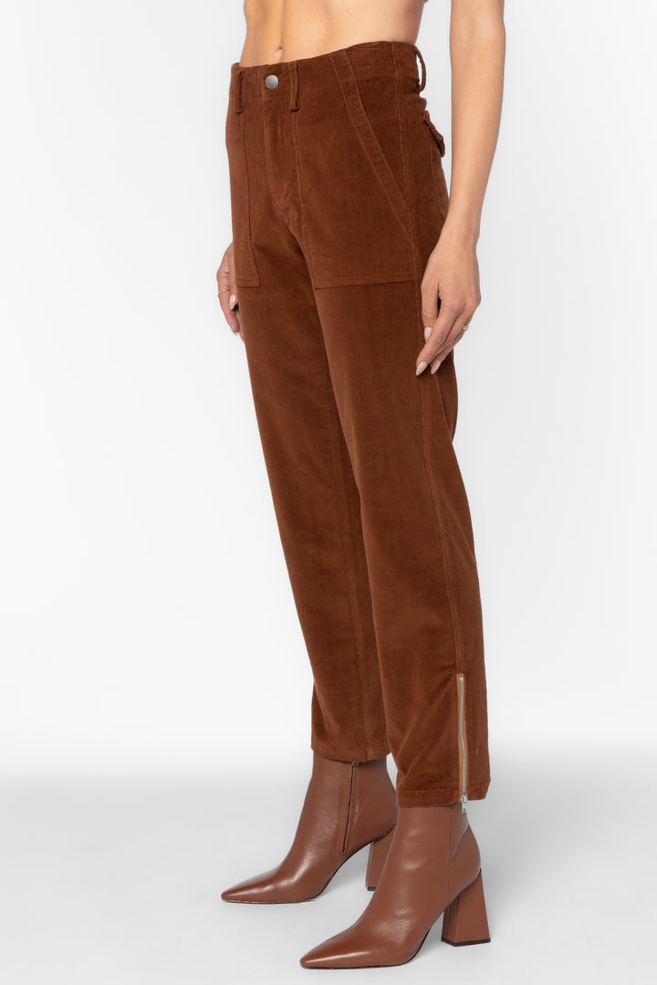Everly Rootbeer Pants - Bottoms - Velvet Heart Clothing