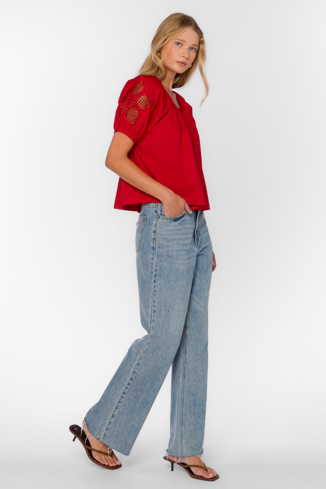 Flora Saucy Red Top