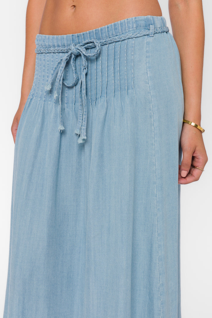Francesca Classic Indigo Skirt - Bottoms - Velvet Heart Clothing