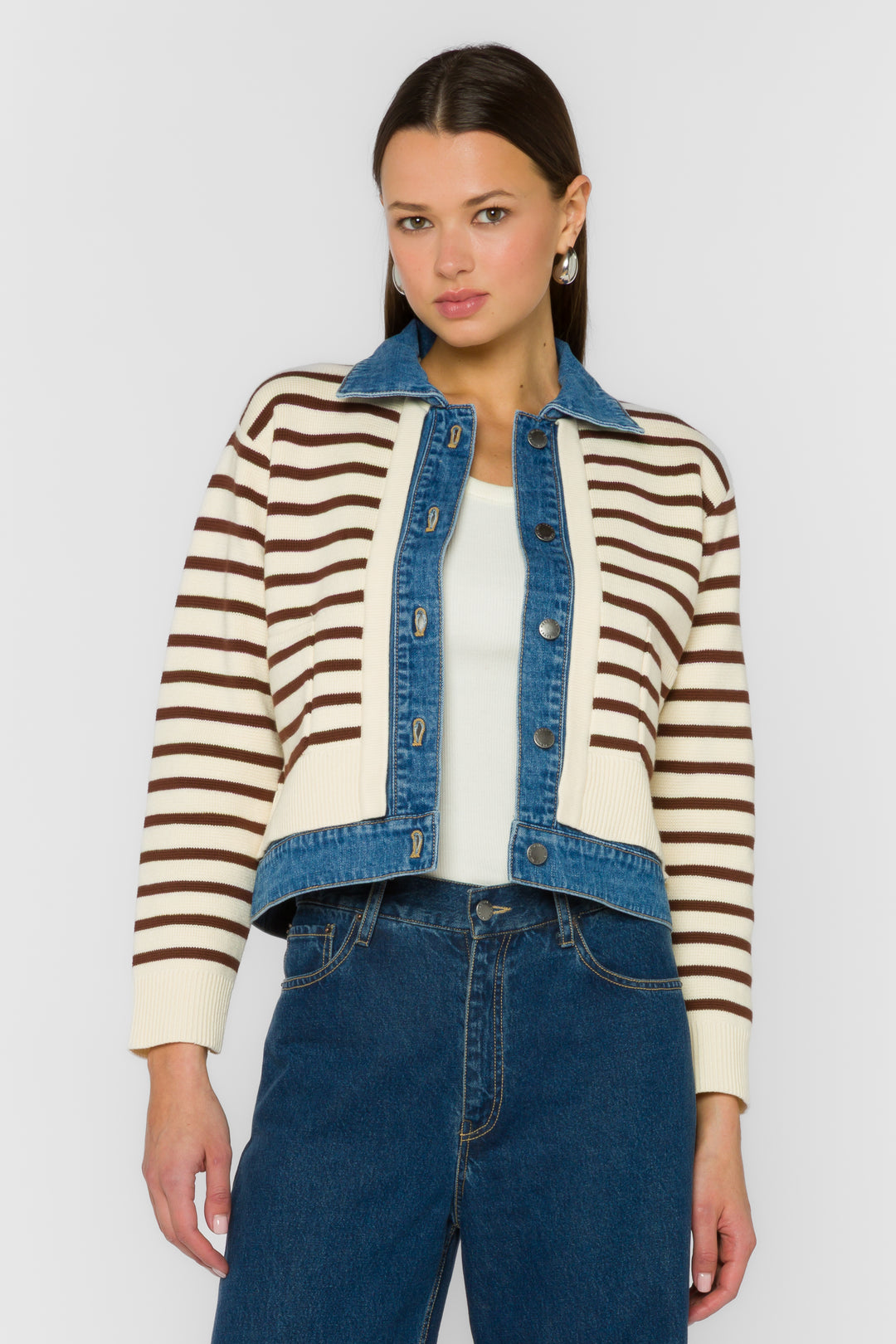 Francis Cloves Striped Jacket
