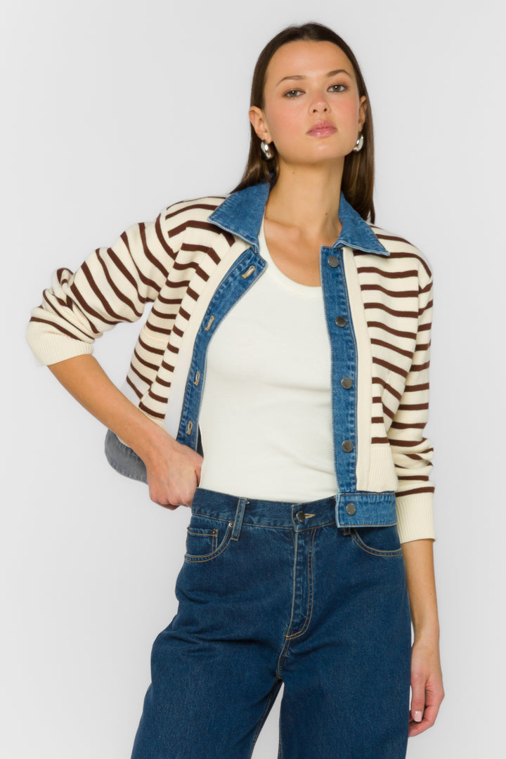 Francis Cloves Striped Jacket