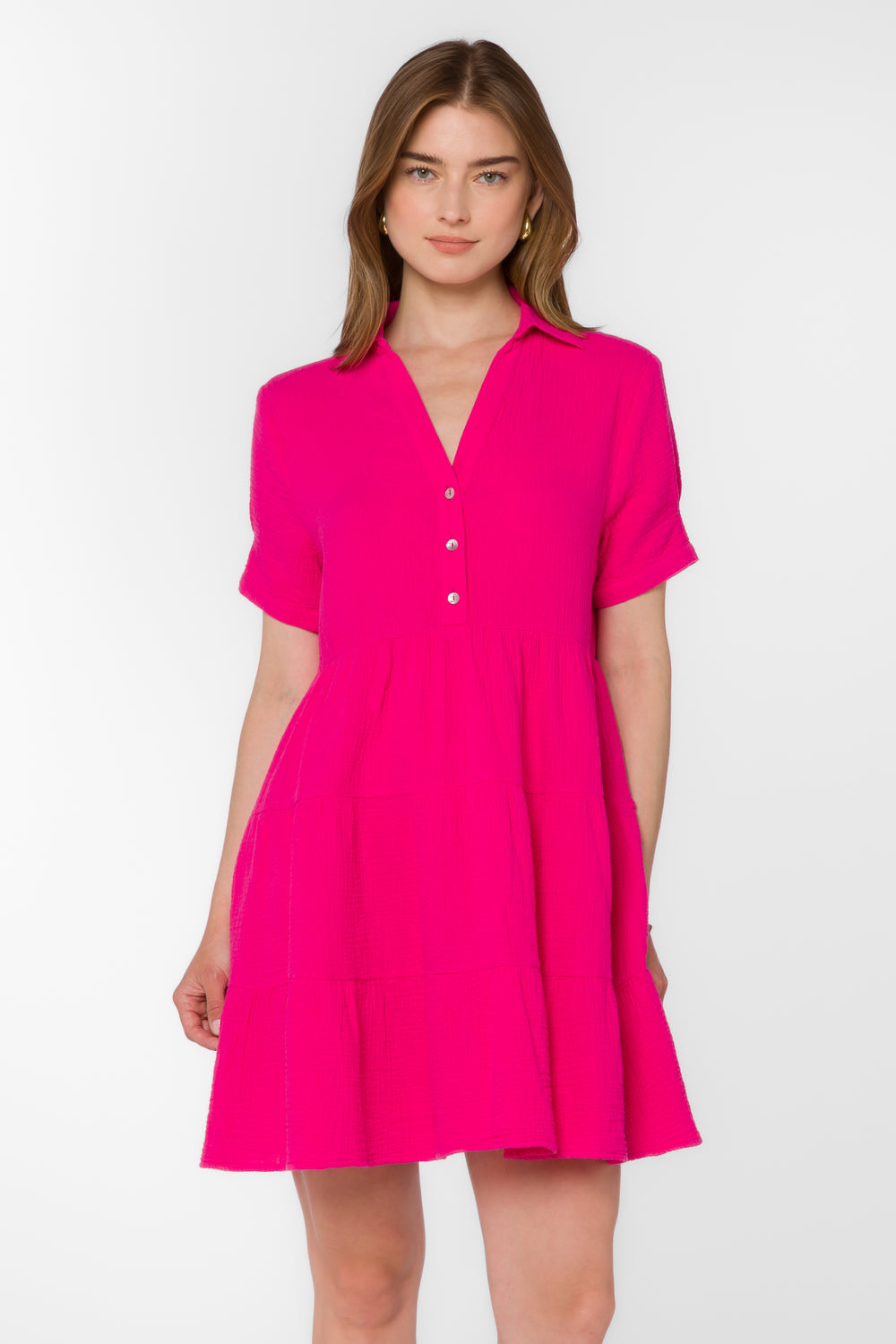 Graham Fuchsia Flambe Dress - Dresses - Velvet Heart Clothing