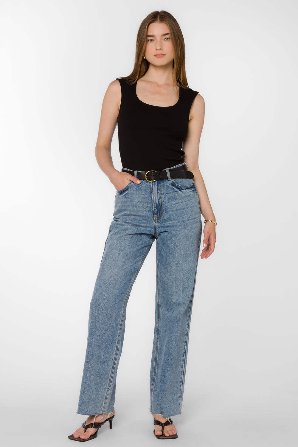 Hayes Black Top - Tops - Velvet Heart Clothing