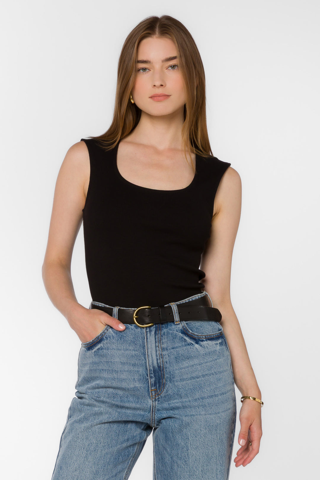 Hayes Black Top - Tops - Velvet Heart Clothing
