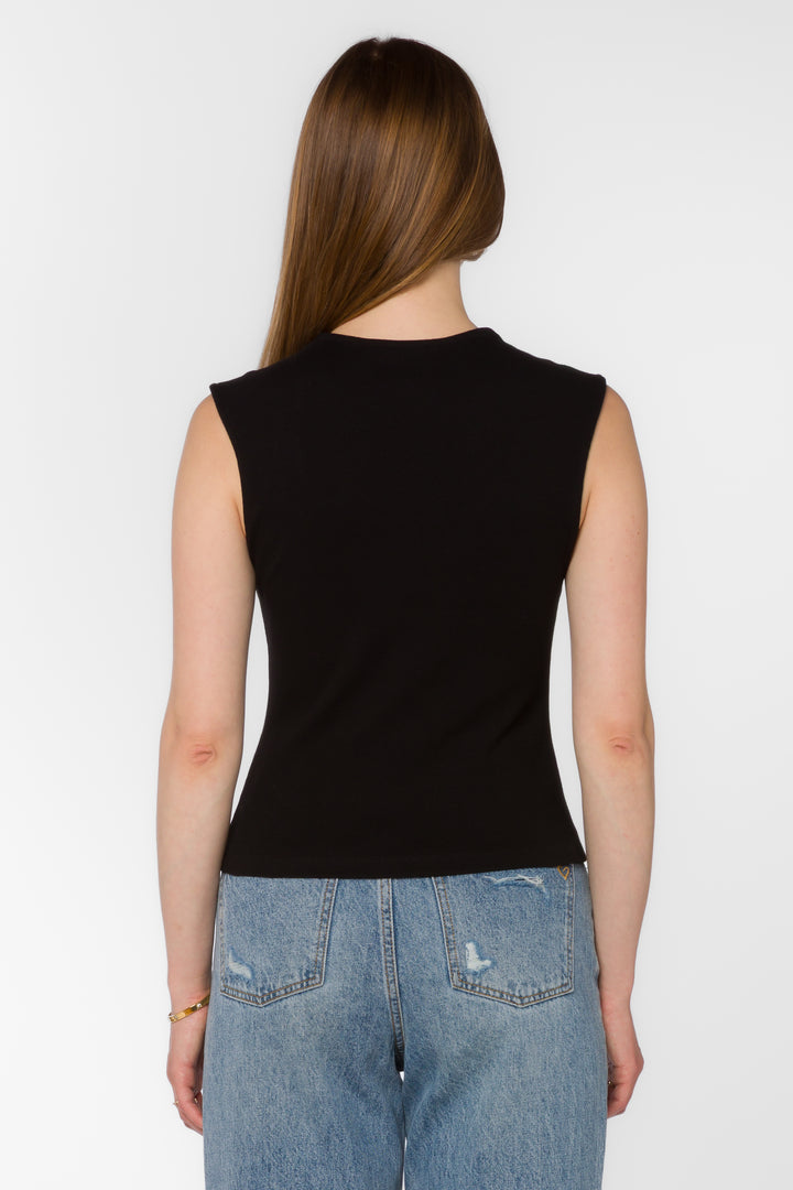 Hayes Black Top - Tops - Velvet Heart Clothing