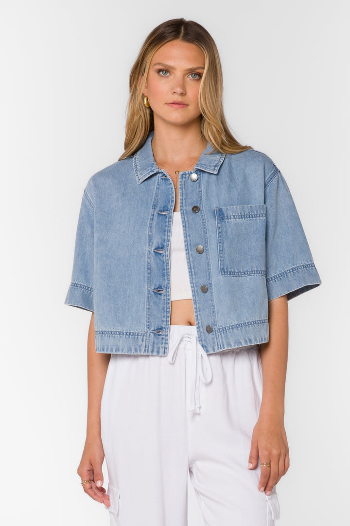 Heather Vintage Cloud Shirt - Tops - Velvet Heart Clothing