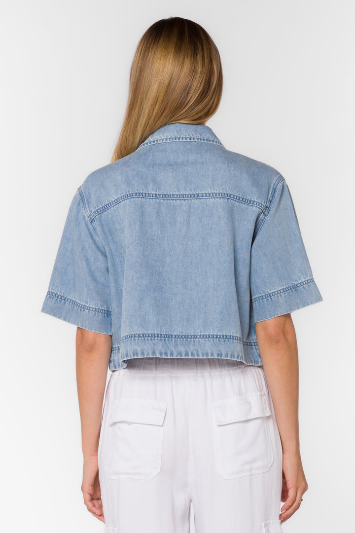 Heather Vintage Cloud Shirt - Tops - Velvet Heart Clothing
