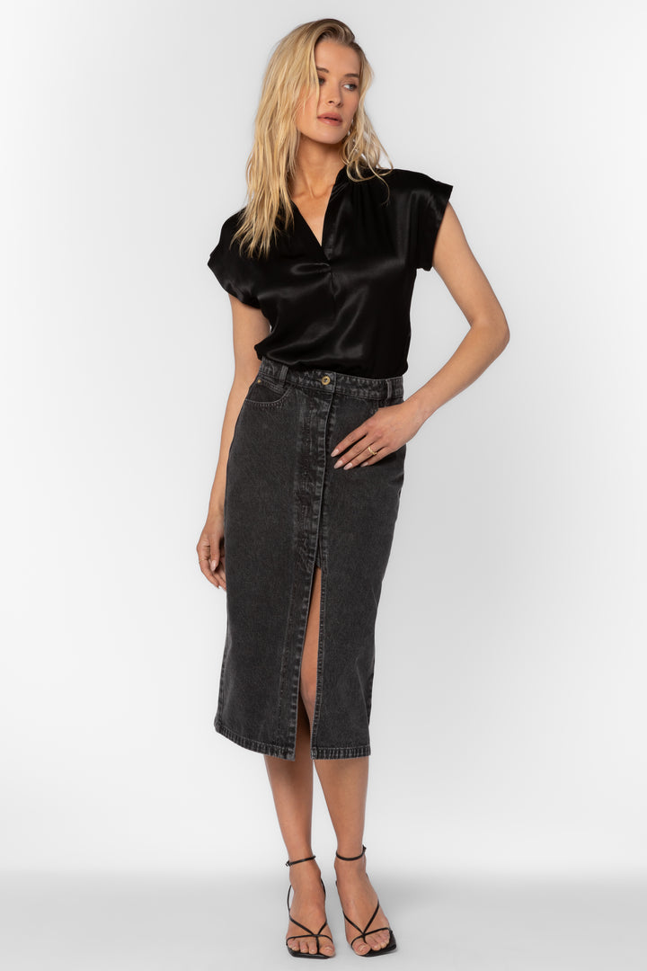 Huxley Black Top - Tops - Velvet Heart Clothing