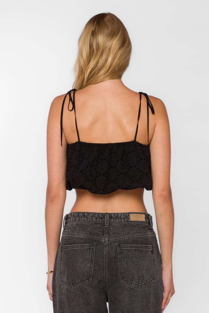 Jasenia Black Top - Tops - Velvet Heart Clothing