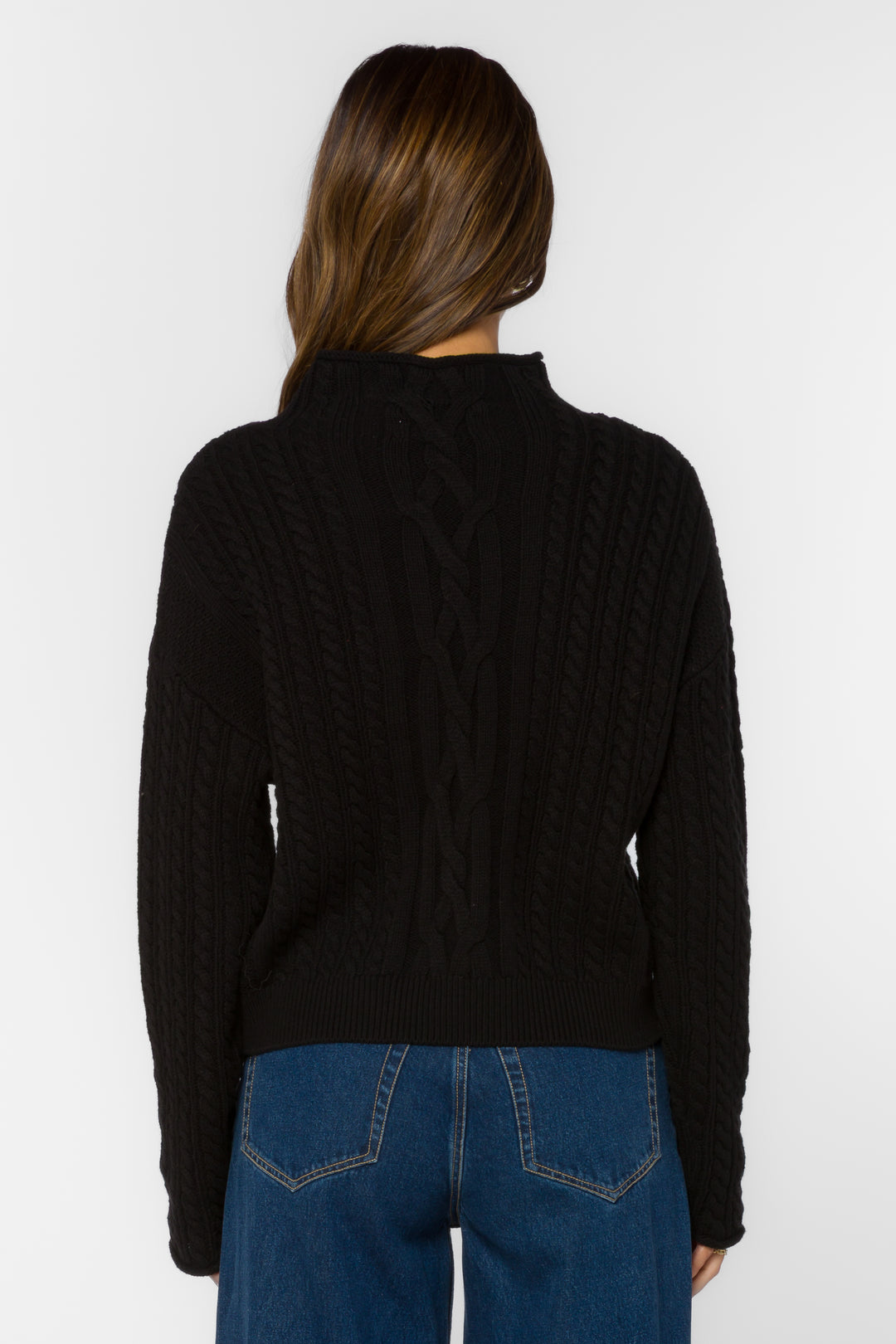 Jennevie Black Sweater - Sweaters - Velvet Heart Clothing