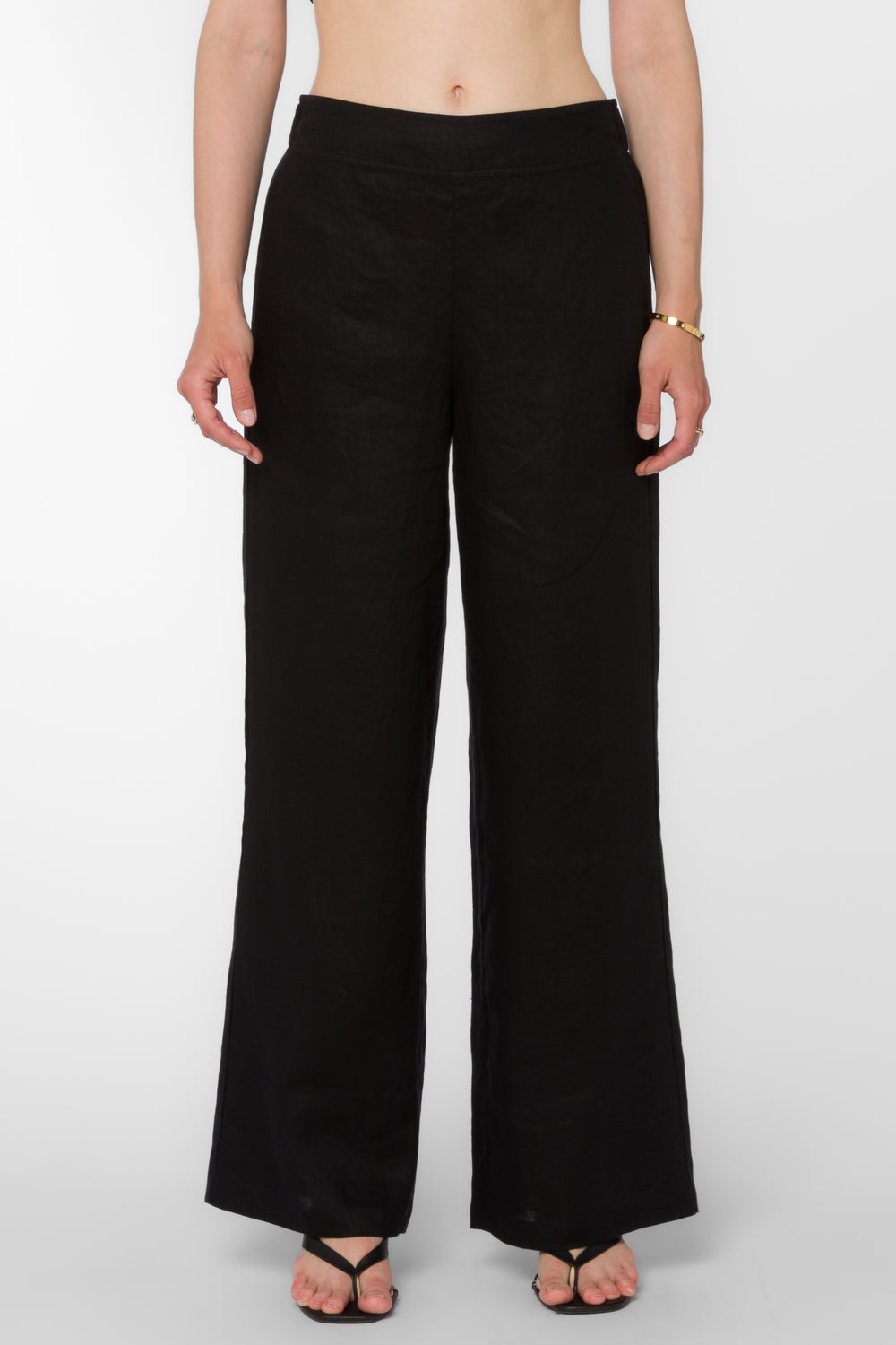 Kaelin Black Pants - Bottoms - Velvet Heart Clothing