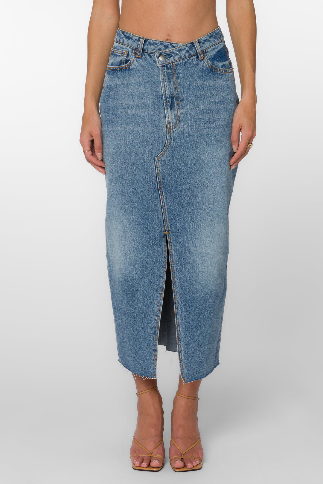 Kandace California Blue Skirt - Bottoms - Velvet Heart Clothing