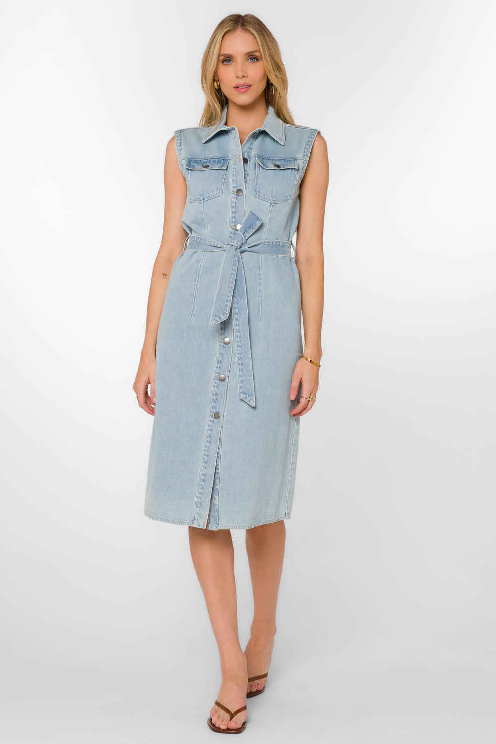 Karsyn Light Blue Dress - Dresses - Velvet Heart Clothing