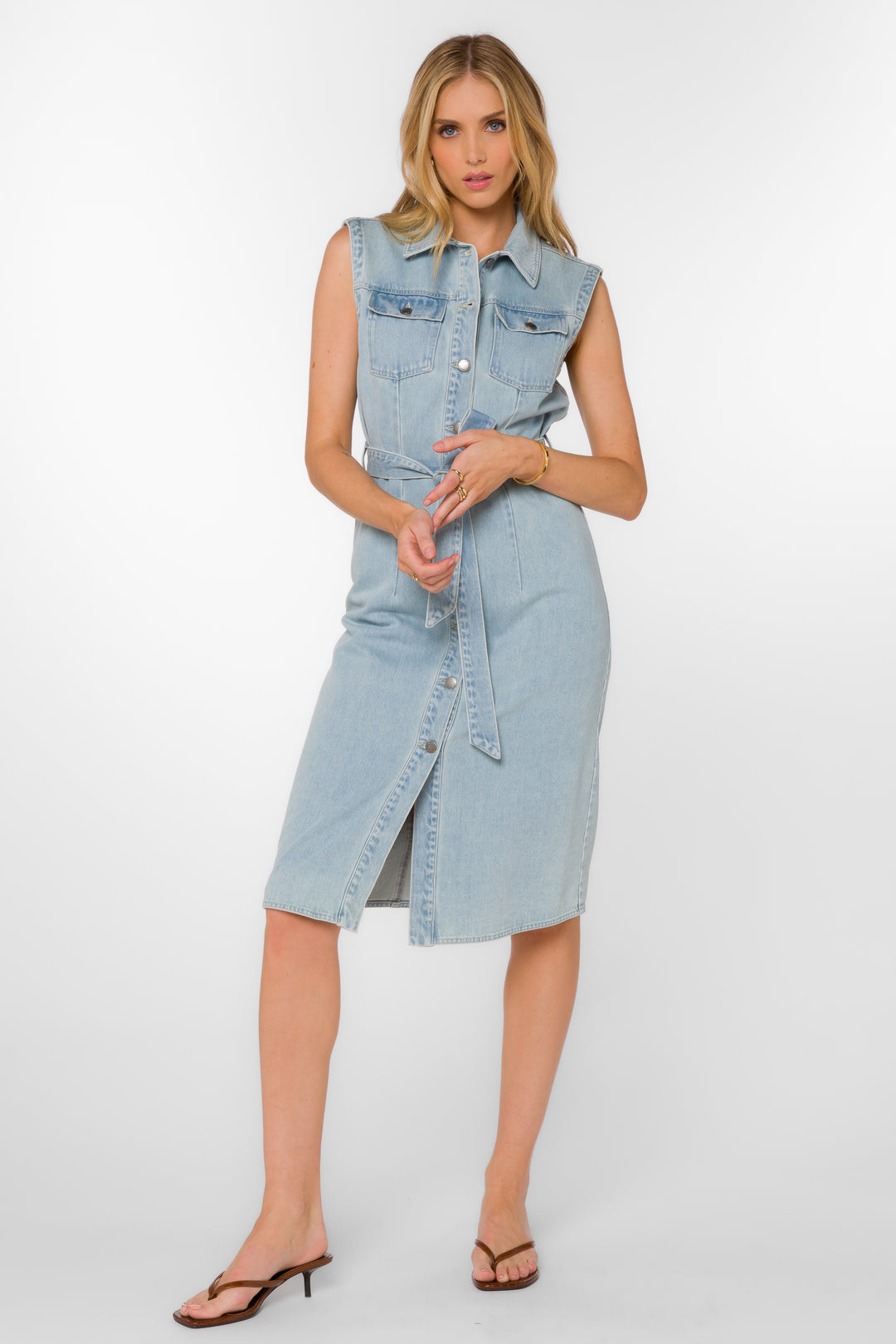 Karsyn Light Blue Dress - Dresses - Velvet Heart Clothing