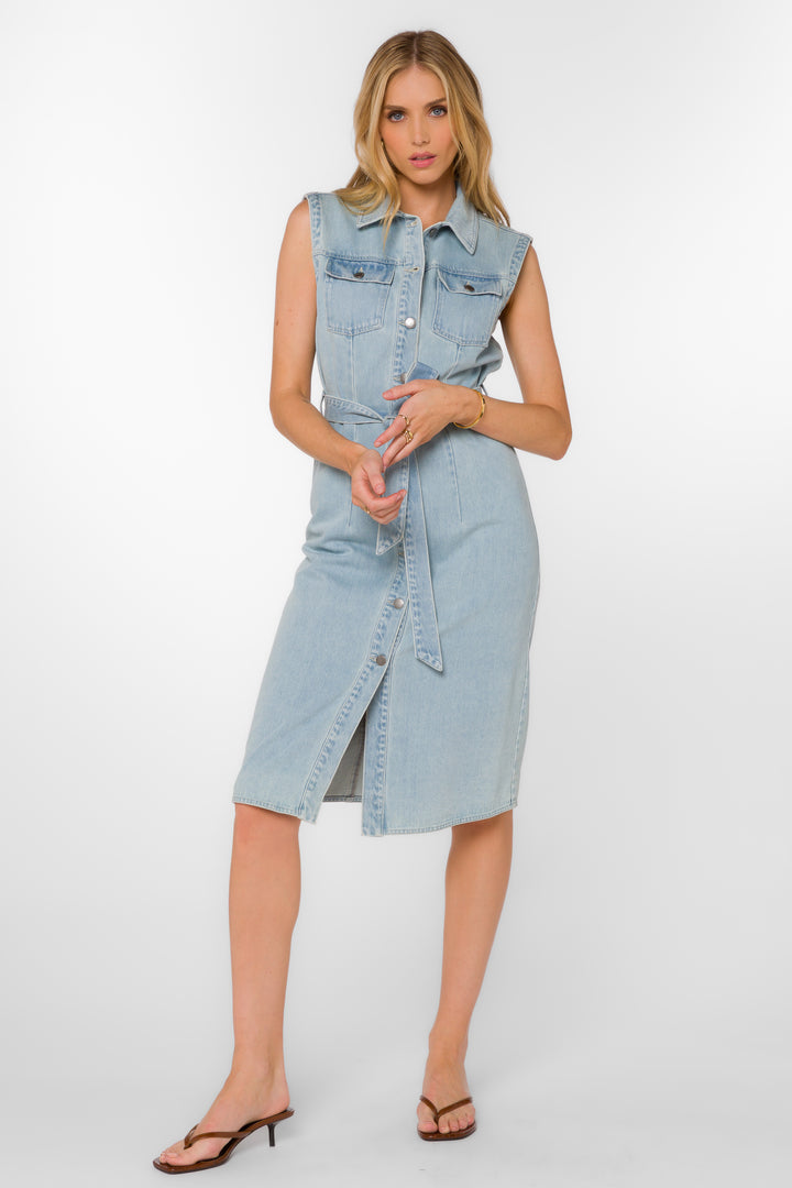 Karsyn Light Blue Dress - Dresses - Velvet Heart Clothing