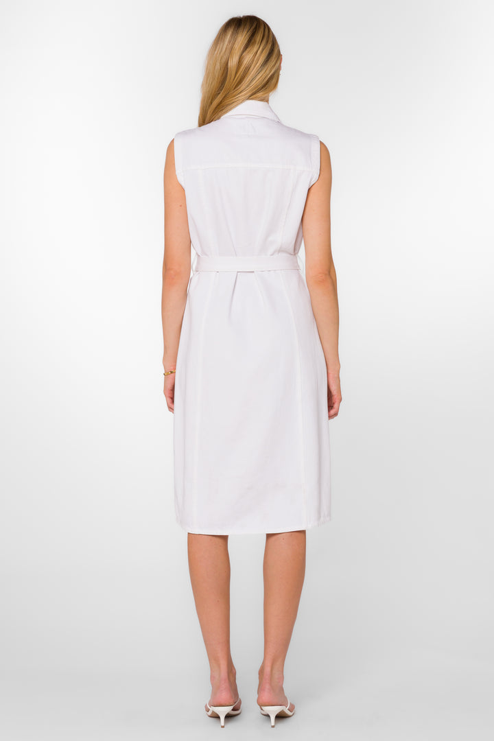 Karsyn Optic White Dress - Dresses - Velvet Heart Clothing