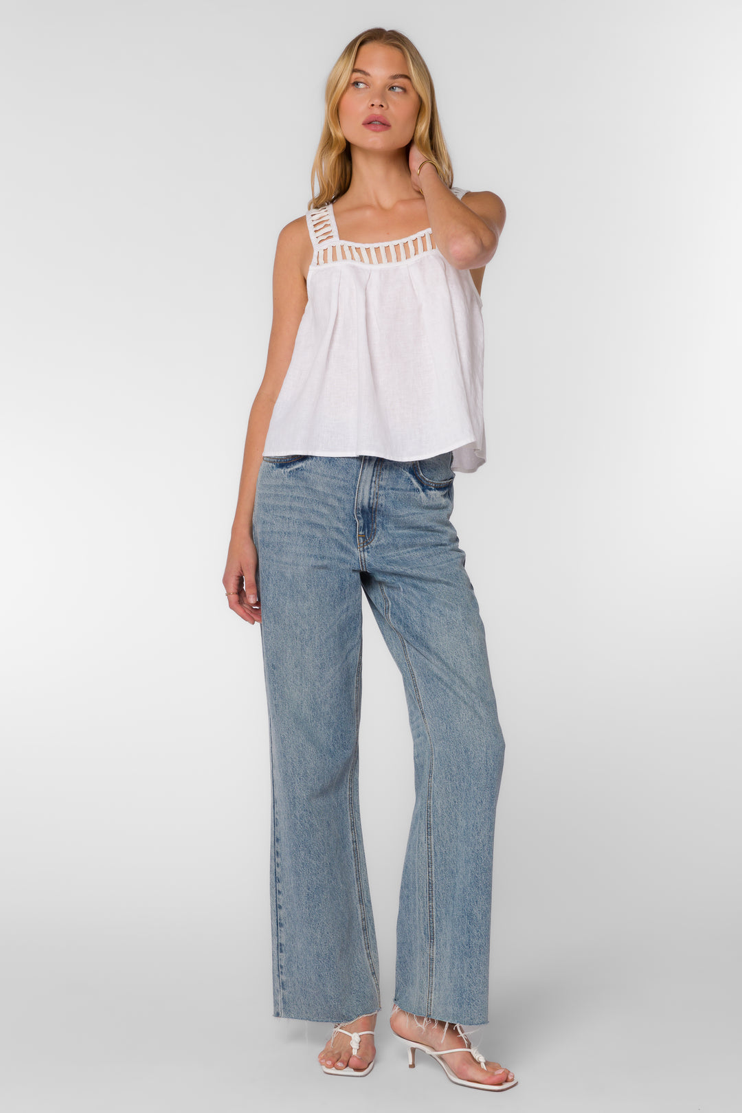 Keva Optic White Top