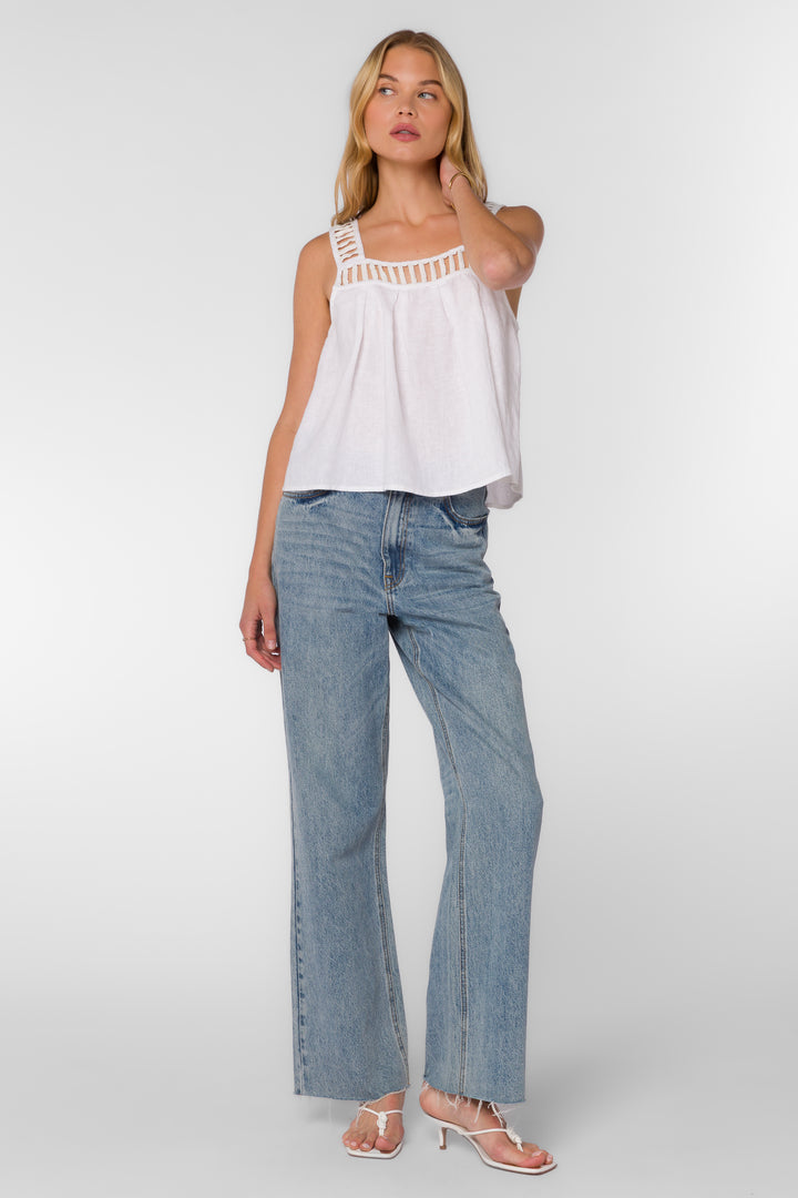 Keva Optic White Top