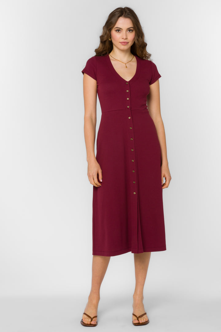 Lakelyn Mulberry Dress