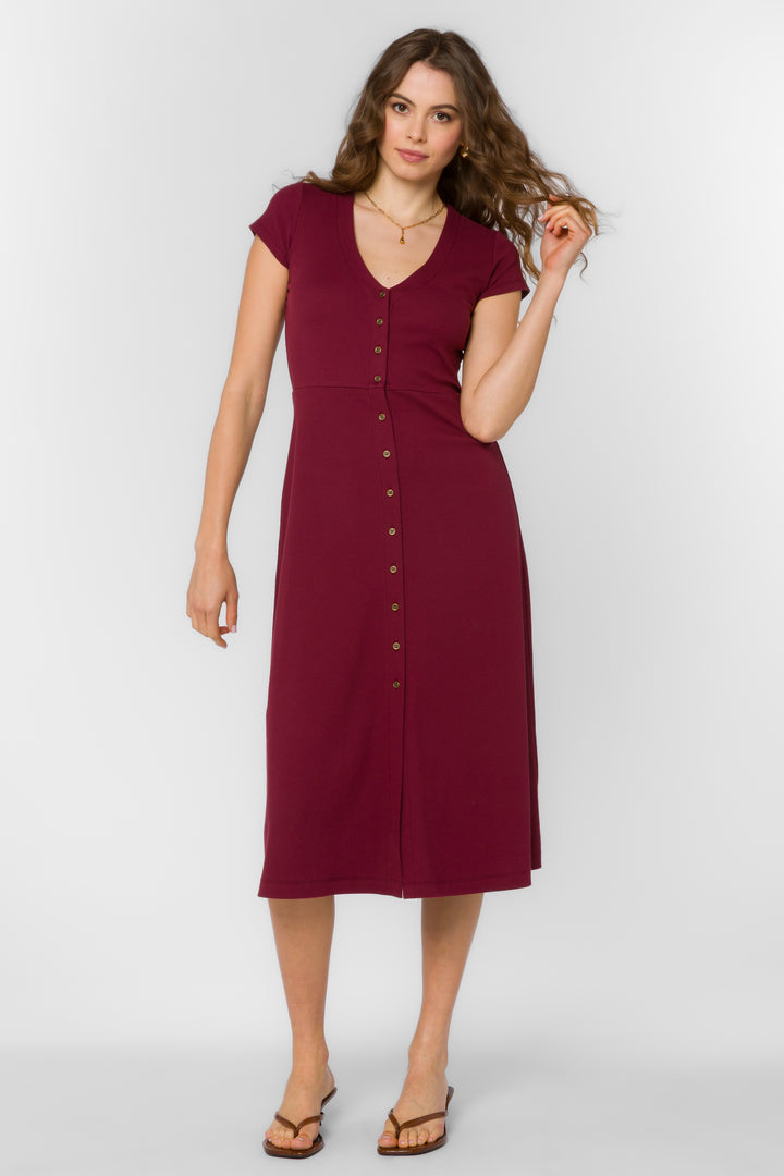 Lakelyn Mulberry Dress