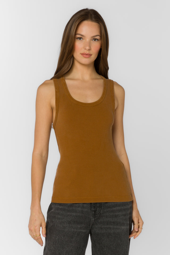 Larisa Burlap Tank - Tops - Velvet Heart Clothing