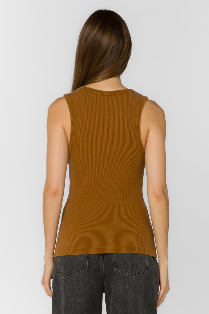 Larisa Burlap Tank - Tops - Velvet Heart Clothing