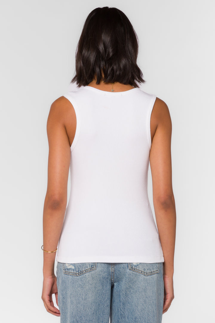Larisa Optic White Tank