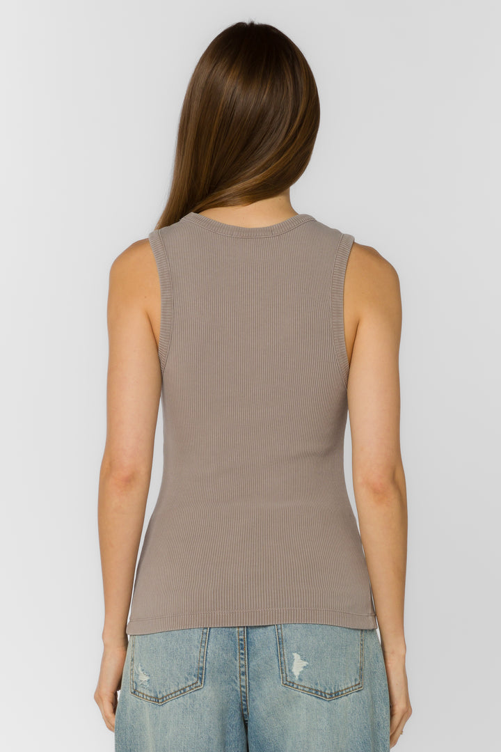 Larisa Storm Grey Tank - Tops - Velvet Heart Clothing