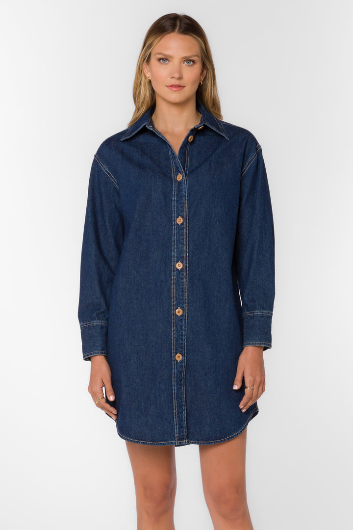 Leena Oceana Shirtdress - Dresses - Velvet Heart Clothing