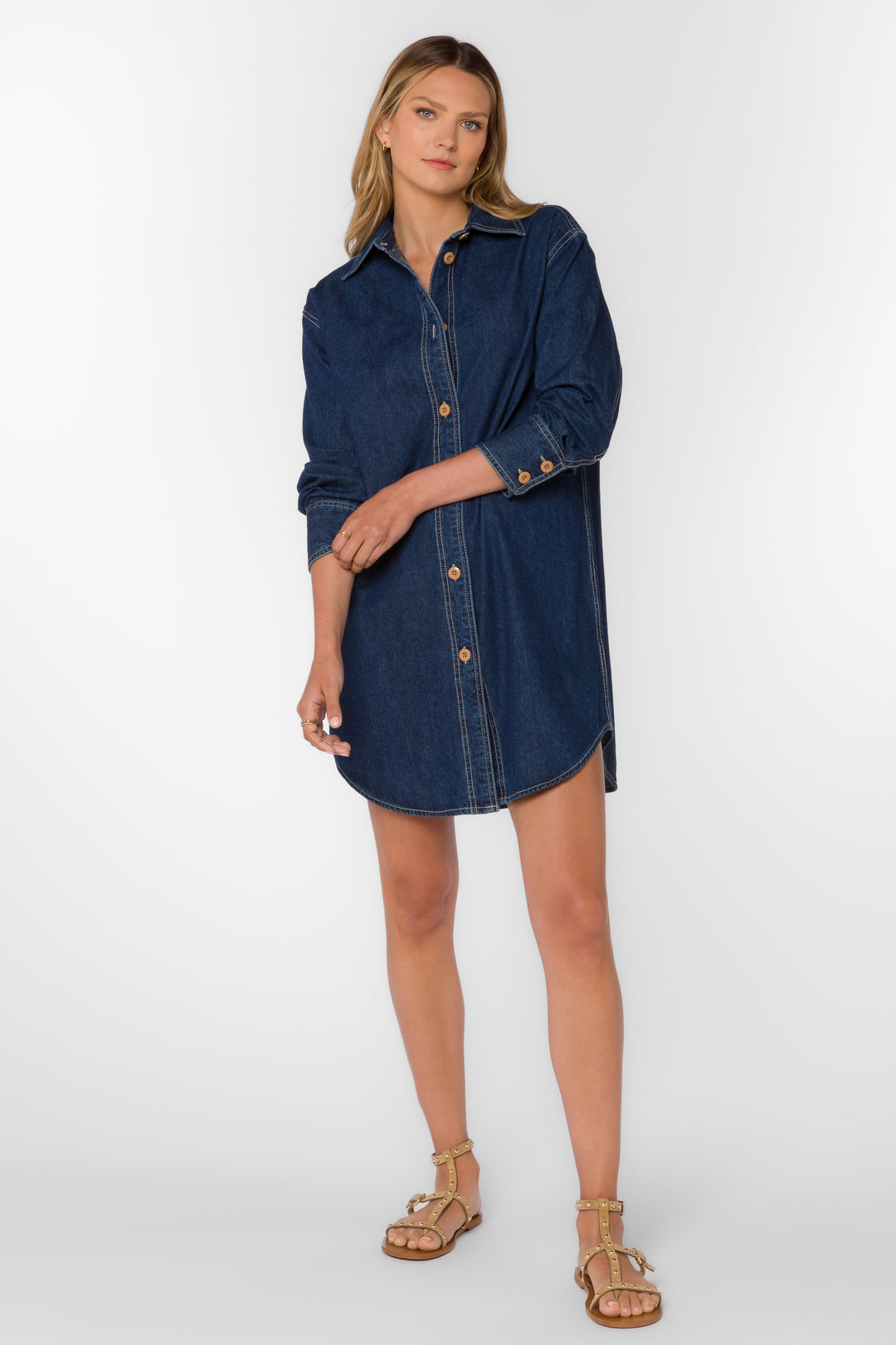 Leena Oceana Shirtdress - Dresses - Velvet Heart Clothing